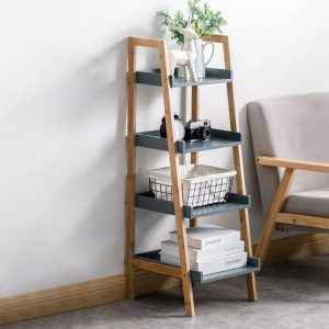 Bamboo Shelving Unit (4 Tiers)
