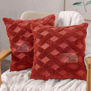 Foindtower Soft Fur Cushion Cover