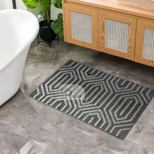 Moquette Bath Mat Soft Microfiber Anti-Slip (60X90cm)