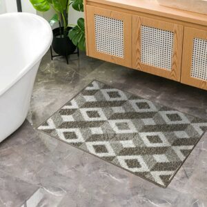 Moquette Bath Mat Soft Microfiber Anti-Slip (50X80cm)