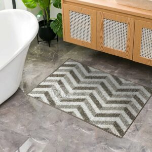 Moquette Bath Mat Soft Microfiber Anti-Slip (60X90cm)