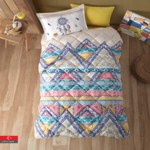 Boho Cotton 100% Turkish Comforter Twin Size 4 PCS Set