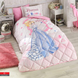 Cotton 100% Turkish Comforter Twin Size 4 PCS Set