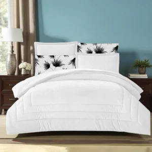King Size Winter Comforter Set 6 PCS , White